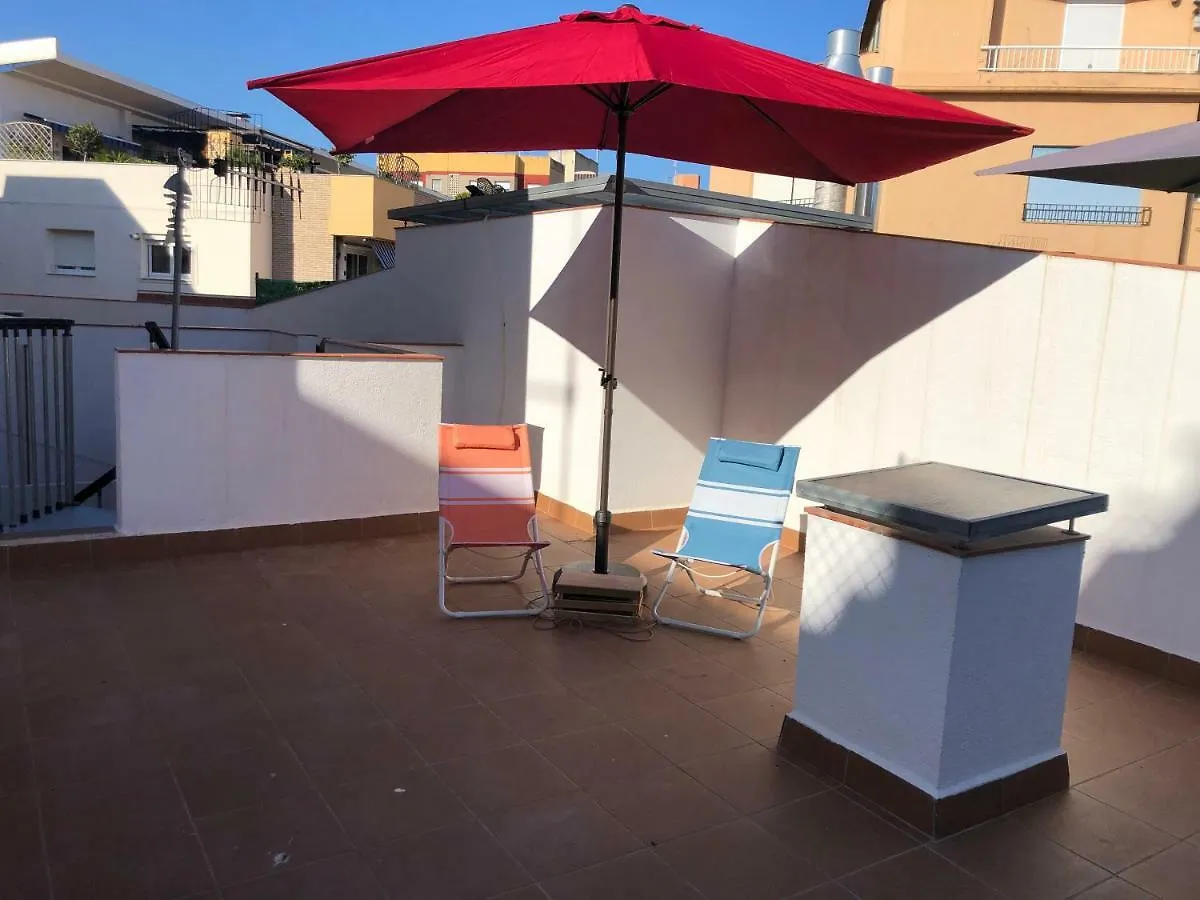Ferienwohnung Acogedor Apartamento Con Terraza En Blanes Spanien